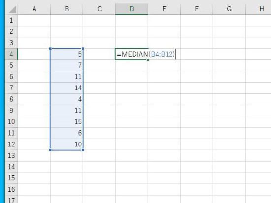 MEDIAN関数