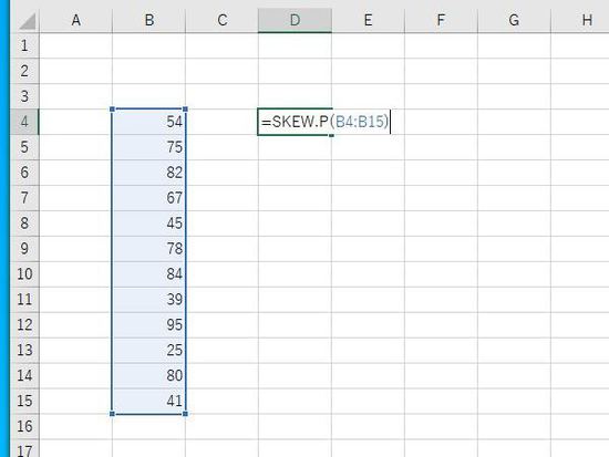 SKEW.P関数